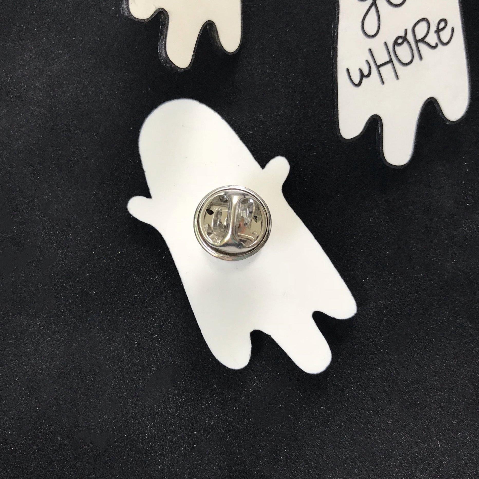 mean ghosties pin / magnet - lucky jones co.