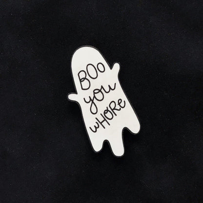 mean ghosties pin / magnet - lucky jones co.