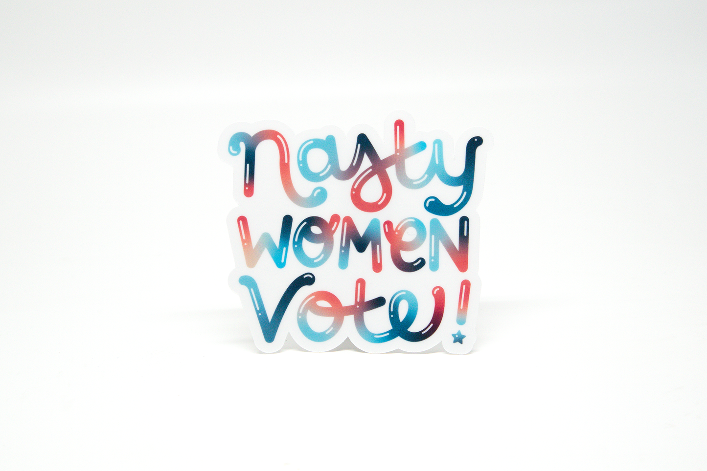 nasty women vote vinyl sticker - lucky jones co.