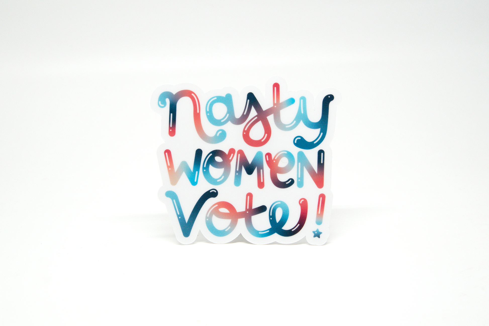 nasty women vote vinyl sticker - lucky jones co.