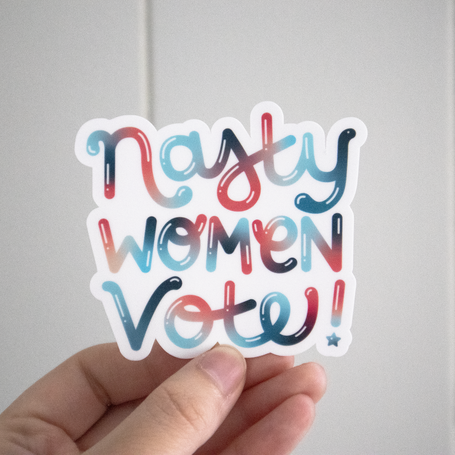 nasty women vote vinyl sticker - lucky jones co.