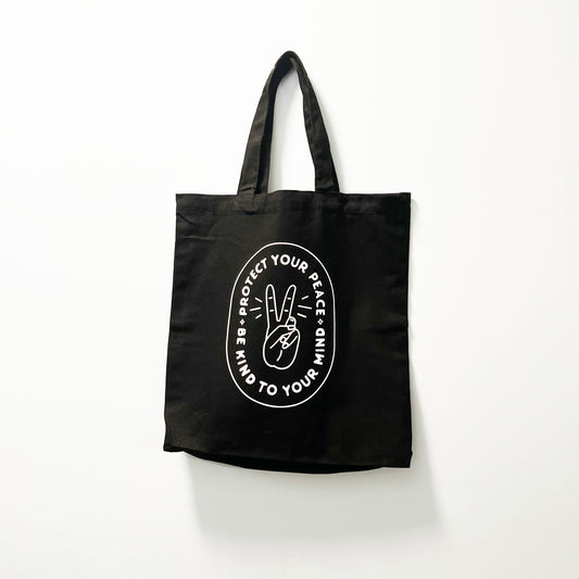 be kind to your mind tote bag