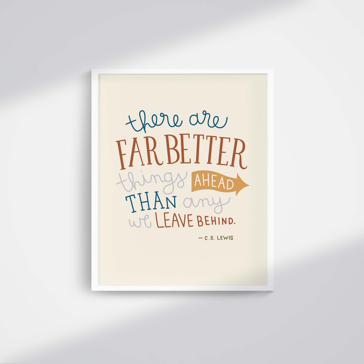 better things ahead art print