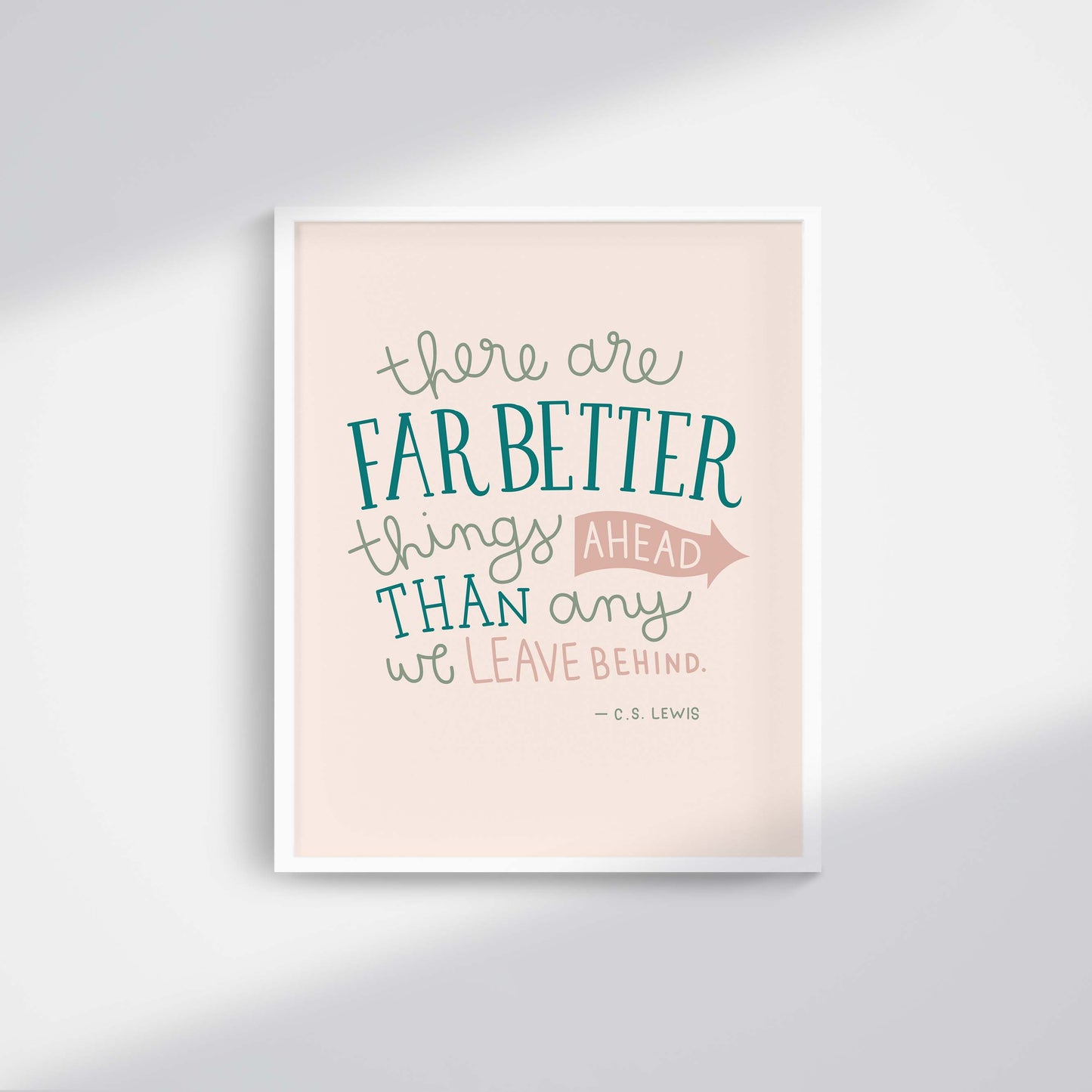 better things ahead art print