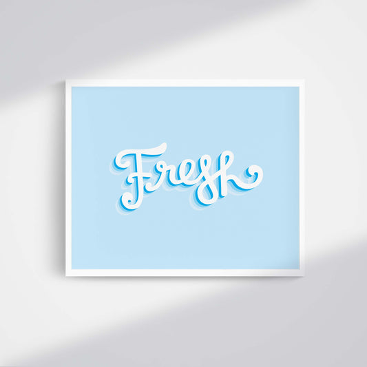 fresh art print