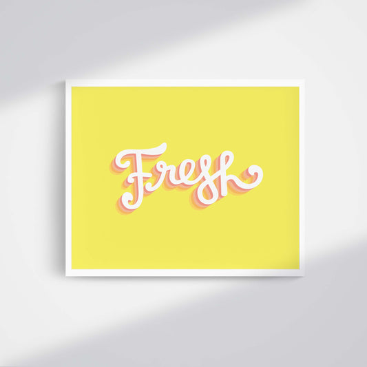 fresh art print