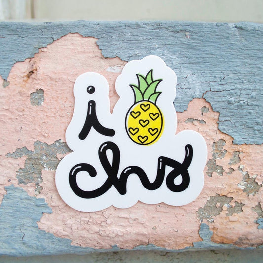 i 🍍 charleston vinyl sticker - lucky jones co.